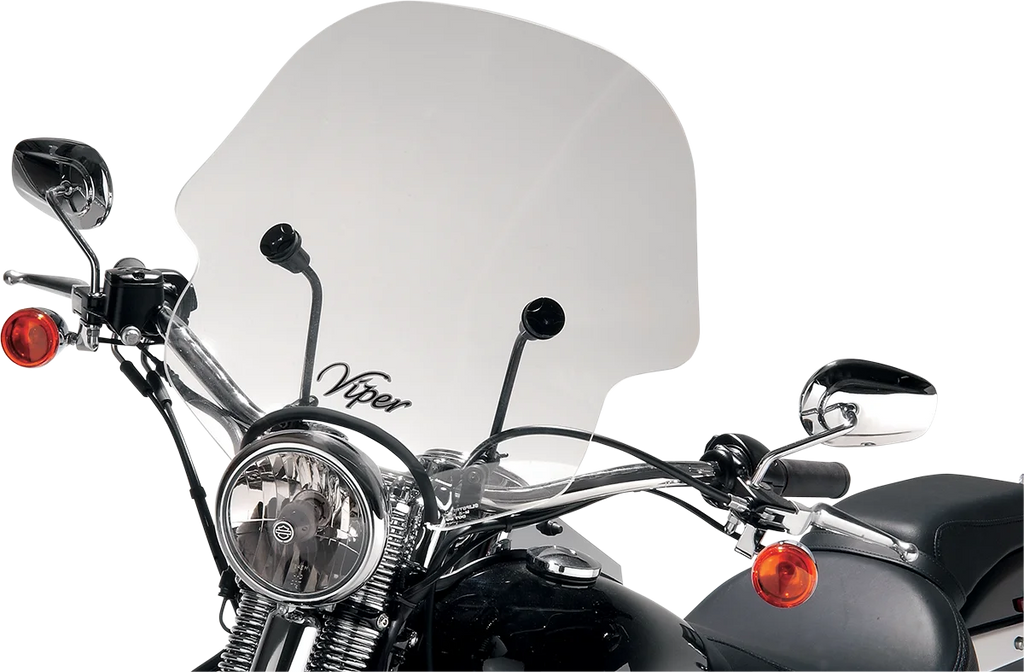 Slipstreamer Viper Windshield - Clear - Side View