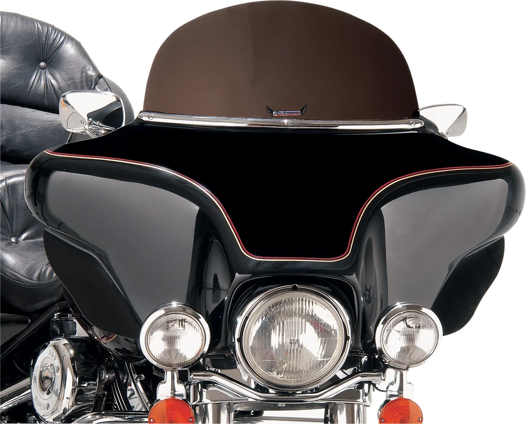 Slipstreamer Windshield - 10" - Dark Smoke - '96-'13 FLHT/C - Back View