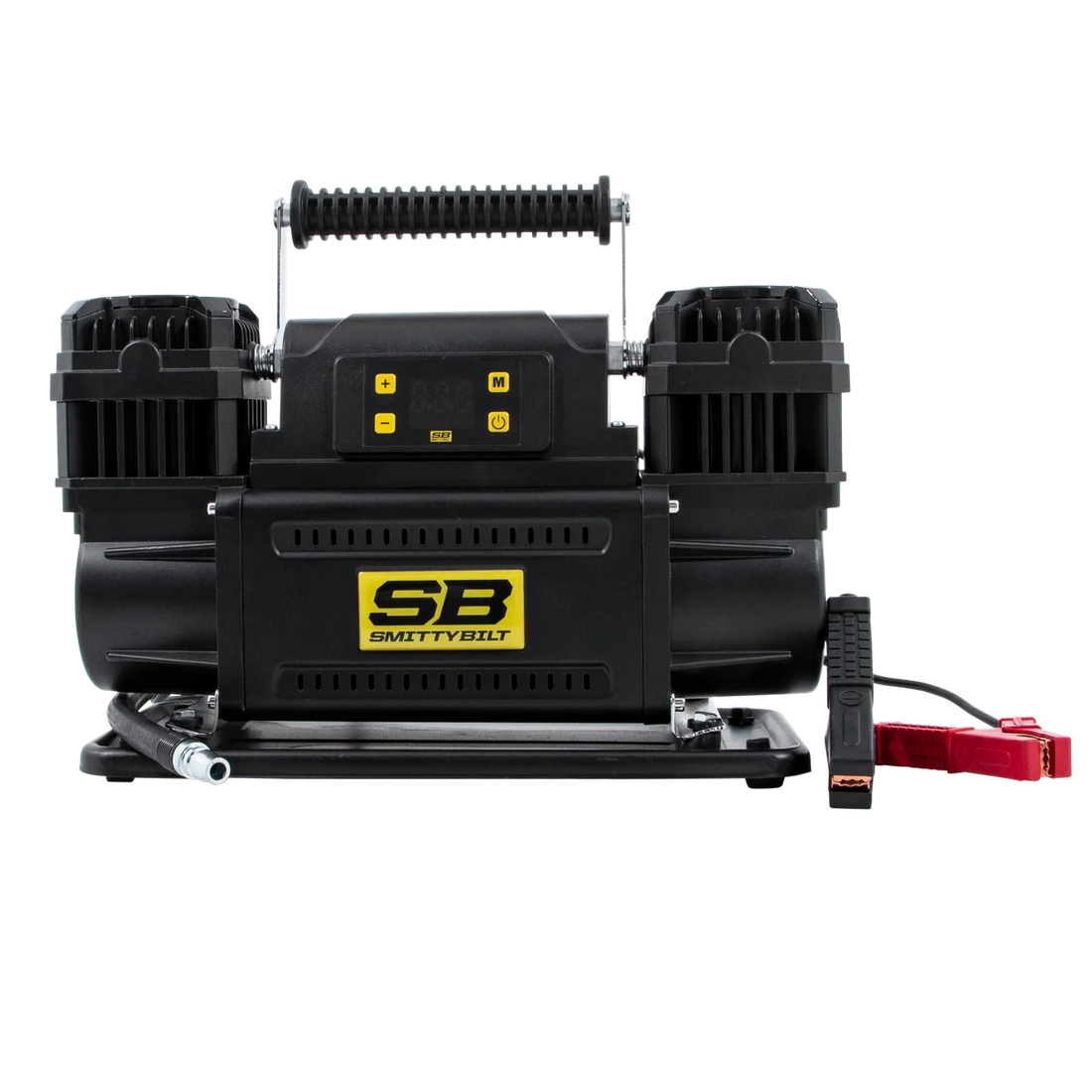 Smittybilt 10.6 CFM Dual Head Compressor With Carrying Bag 2782 - Front View