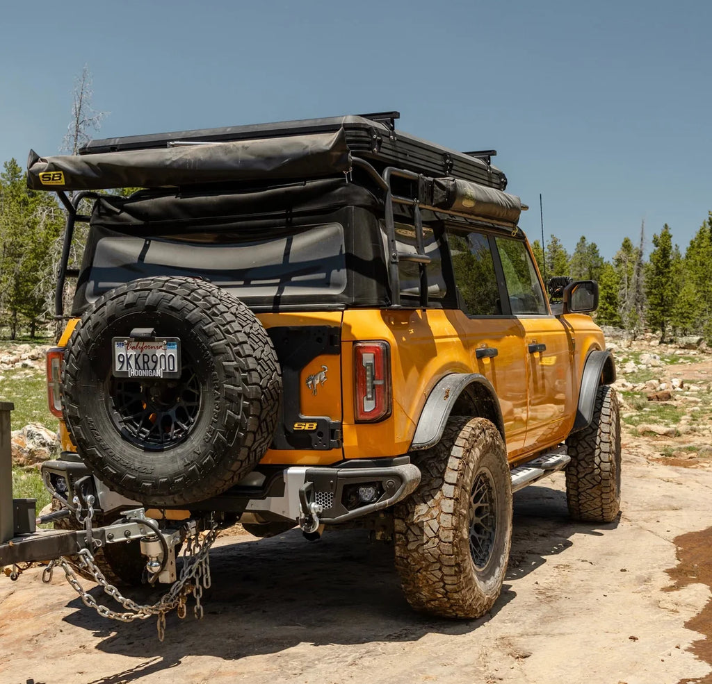 Smittybilt 4.5' x 8' Rear Or Side Awning - Gray 2585 - Main Product View