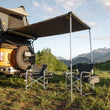 Load image into Gallery viewer, Smittybilt 4.5' x 8' Rear Or Side Awning - Gray 2585 - Side View