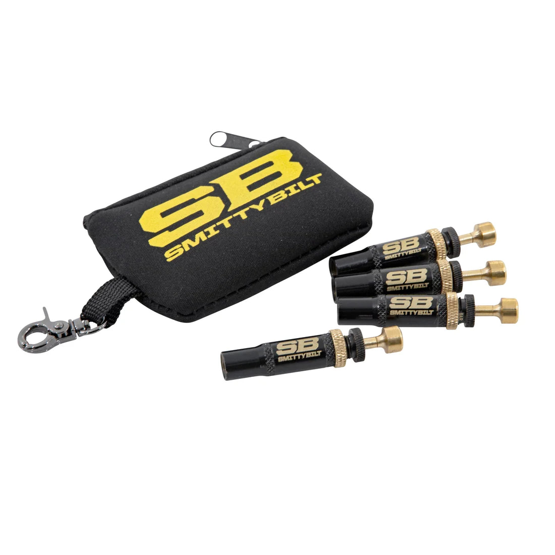 Smittybilt Adjustable Valve Stem Tire Deflators 2923 - Installation View
