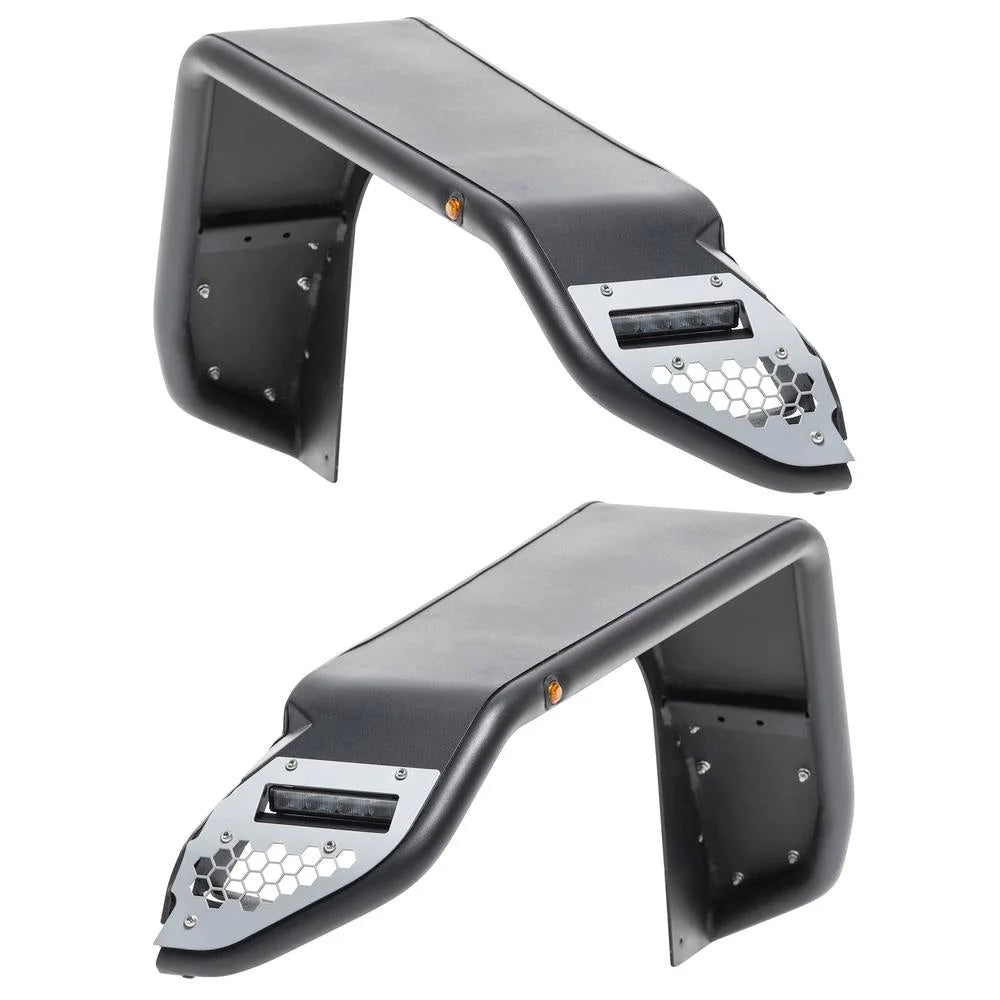 Smittybilt Apollo Front Fender Pair - Textured Black fits 2018-2025 JL / Jt
