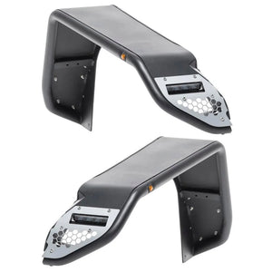 Smittybilt Apollo Front Fender Pair - Textured Black fits 2018-2025 JL / Jt