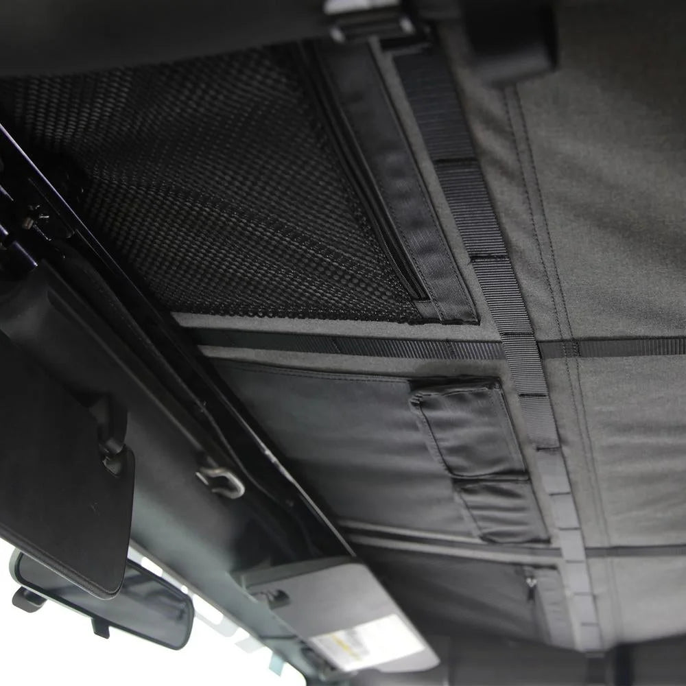 Smittybilt Bowless Combo Top Kit w/ Tinted Windows - Black Diamond fits 2007-2018 Jeep Wrangler JK - Additional View 9