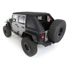 Load image into Gallery viewer, Smittybilt Bowless Combo Top Kit w/ Tinted Windows - Black Diamond fits 2007-2018 Jeep Wrangler JKU - Back View
