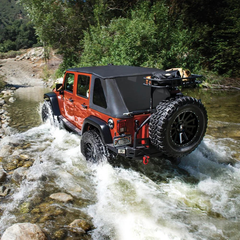 Smittybilt Bowless Combo Top Kit w/ Tinted Windows - Black Diamond fits 2007-2018 Jeep Wrangler JKU - Additional View 14