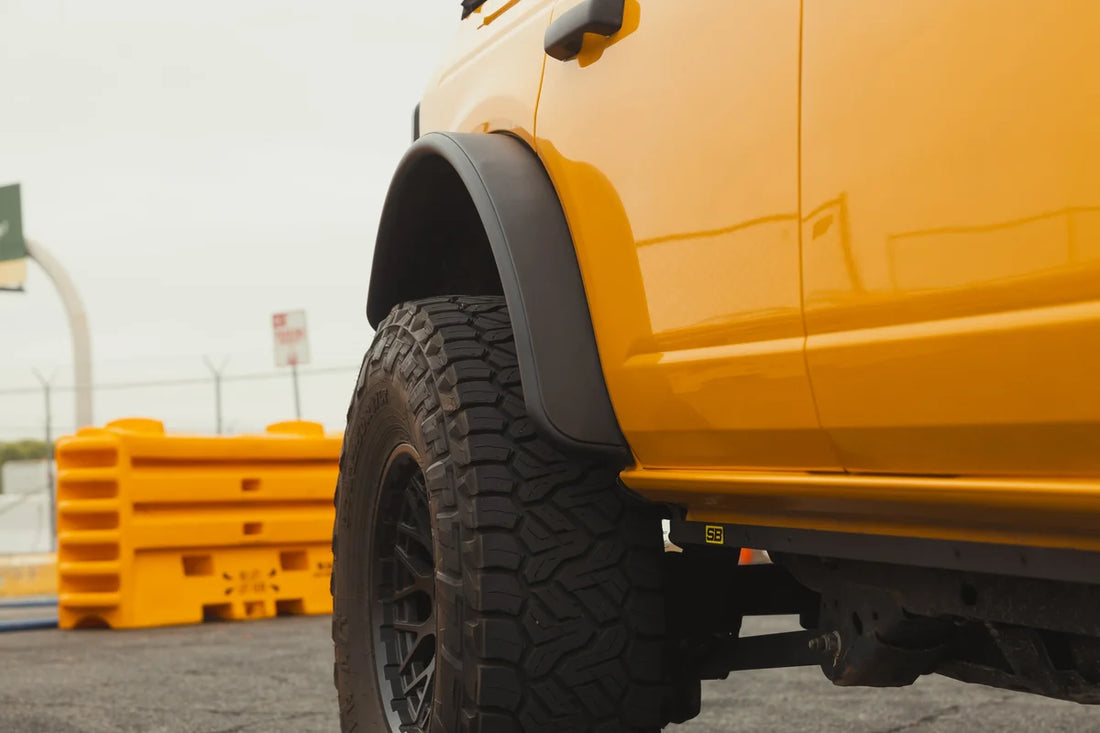 Smittybilt Bronco Rear Aluminum Fender Pair (21+ Bronco 4DR) 61771W - Back View