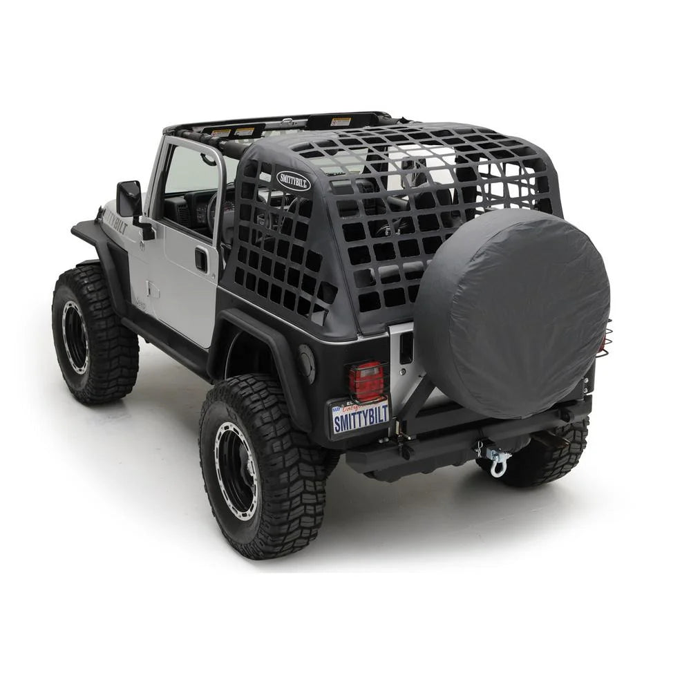 Smittybilt C-RES2 HD Cargo Restraint System - 2" Black Diamond Web fits 2007-2018 Jeep Wrangler JK