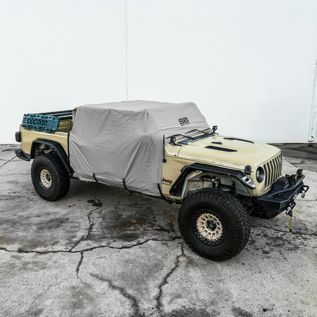 Smittybilt Cab Cover w/ Door Flaps - Gray (20+ JT) 1081 - Main Product View