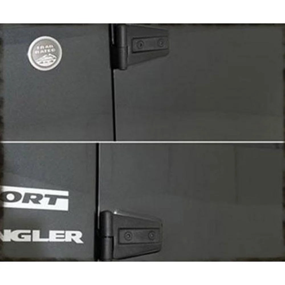 Smittybilt Door Hinge Kit - Black 7687 fits 2007-2018 Jeep Wrangler JK / JKU