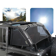 Load image into Gallery viewer, Smittybilt Extended Shade Top Sides/Rear - Mesh fits 2018-2025 Jeep Wrangler JLU