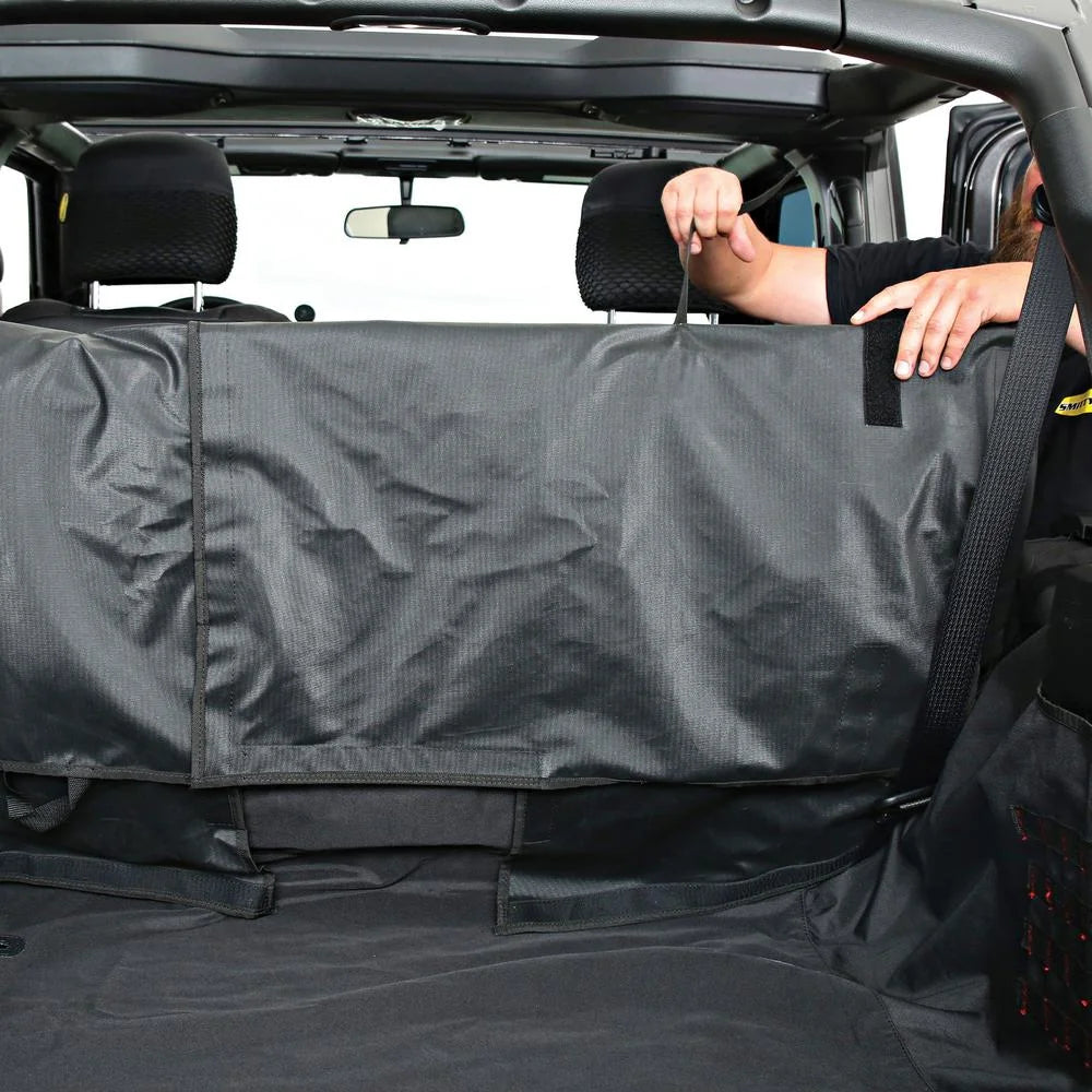 Smittybilt GEAR Cargo Liner - Black 87401 fits 2018-2025 Jeep Wrangler JLU - Additional View 8