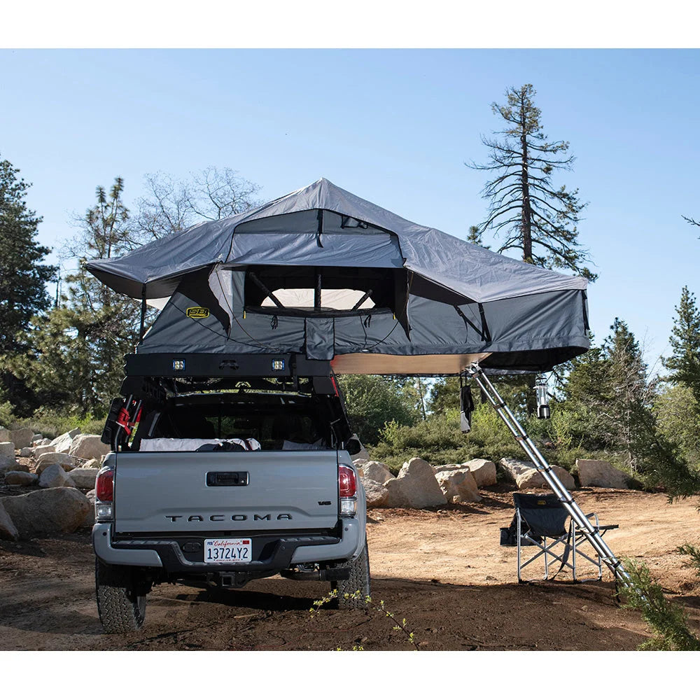 Smittybilt Gen2 Overlander XL Tent - Gray 2683 - Installation View