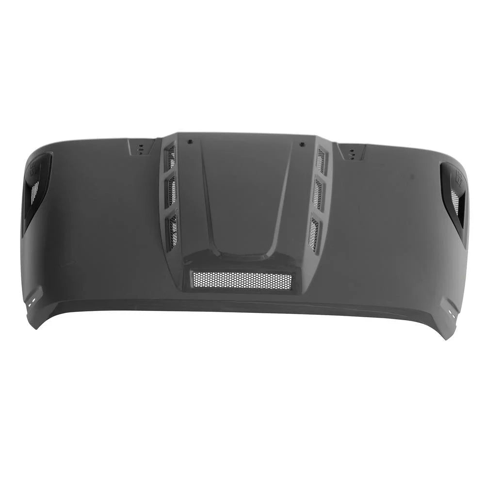 Smittybilt H.E.M.I Vented Hood - Unpainted fits 2007-2018 Jeep Wrangler JK / JKU - Main Product View