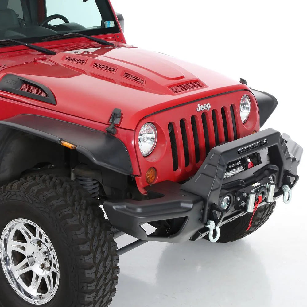 Smittybilt H.E.M.I Vented Hood - Unpainted fits 2007-2018 Jeep Wrangler JK / JKU - Additional View 10