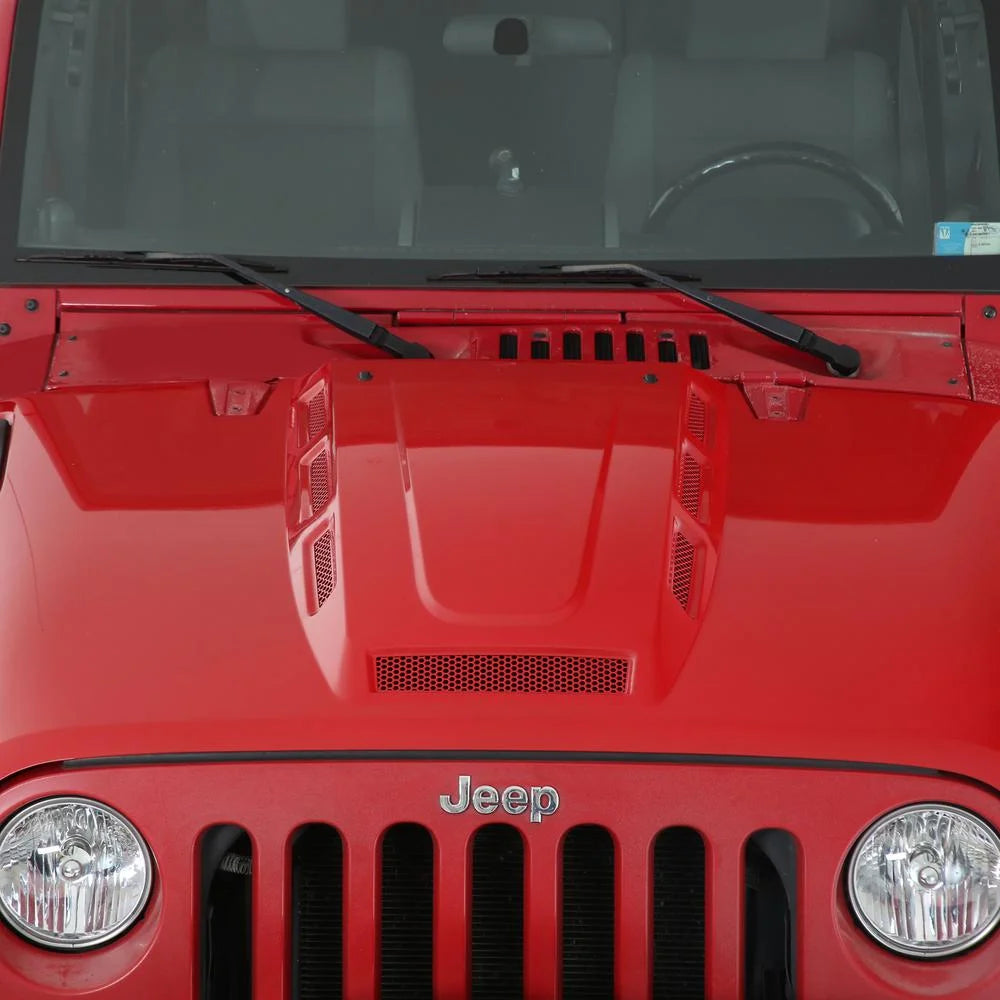 Smittybilt H.E.M.I Vented Hood - Unpainted fits 2007-2018 Jeep Wrangler JK / JKU - Additional View 11
