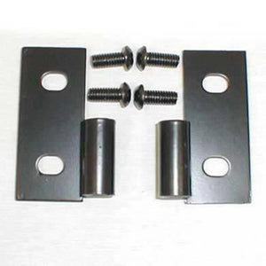 Smittybilt Lower Door Hinge Brackets - Black 7607
