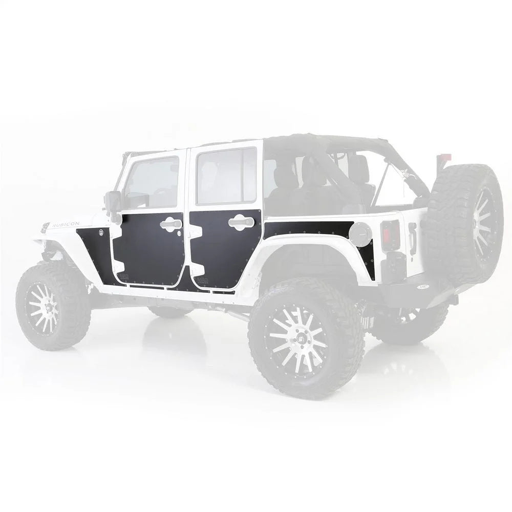 Smittybilt Mag-Armor (Magnetic Trail Skins) - Black fits 2007-2018 Jeep Wrangler JKU