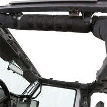 Load image into Gallery viewer, Smittybilt Molle Roll Bar Cover Kit fits 2007-2018 Jeep Wrangler JK - Installation View
