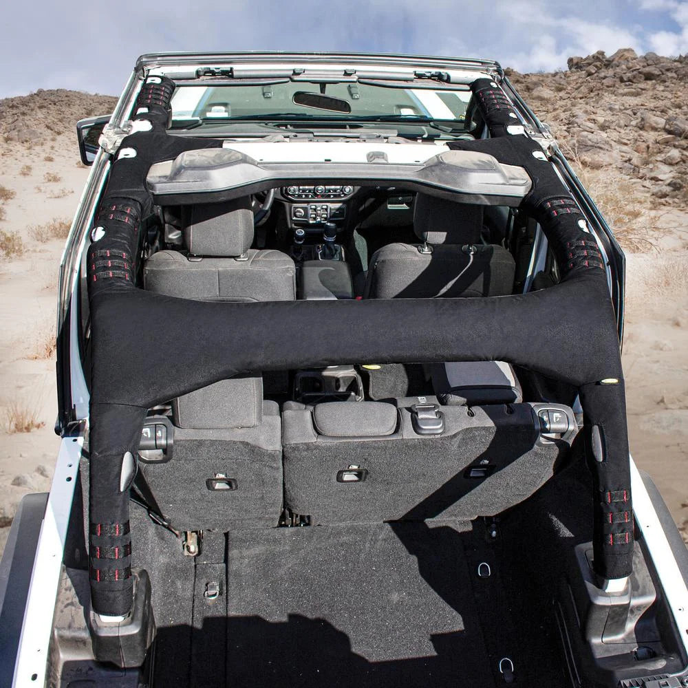 Smittybilt Molle Roll Bar Cover Kit fits 2018-2025 Jeep Wrangler JLU