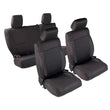 Load image into Gallery viewer, Smittybilt Neoprene Seat Cover Set Front/Rear – Black fits 2007 Jeep Wrangler JKU
