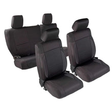 Load image into Gallery viewer, Smittybilt Neoprene Seat Cover Set Front/Rear – Black fits 2008-2012 Jeep Wrangler JKU