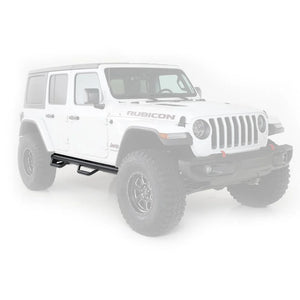 Smittybilt Nerf Steps - Textured Black (18+ JLU) J1866