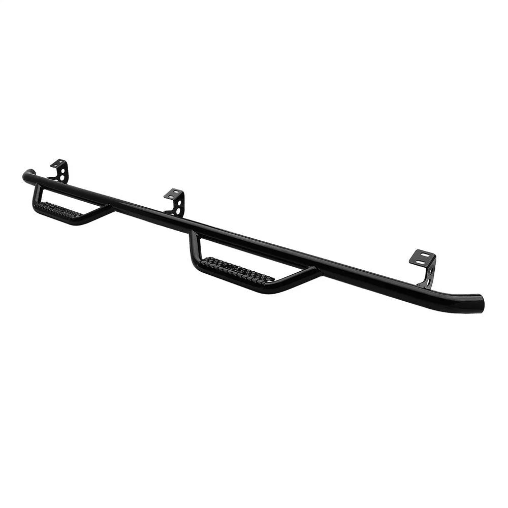 Smittybilt Nerf Steps - Textured Black fits 2016-2023 Toyota Tacoma - Side View