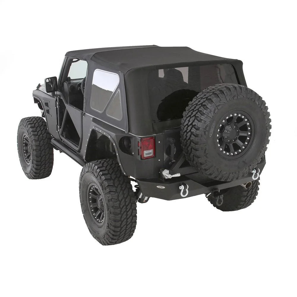 Smittybilt OEM Replacement Soft Top w/ Tinted Windows - Black Diamond fits 2007-2009 Jeep Wrangler JK