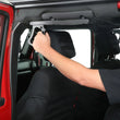 Load image into Gallery viewer, Smittybilt Rear Aluminum Grab Handle Pair - Black (07-18 JK/JKU) 76932