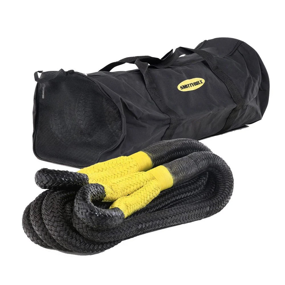 Smittybilt Recoil Recovery Rope 1" x 30' - 30K Lb Rating CC121 - Side View
