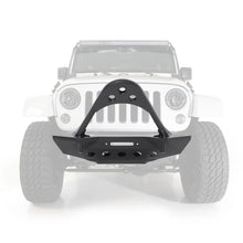 Load image into Gallery viewer, Smittybilt SRC Front Stinger Bumper – Textured Black (07-18 JK/JKU) 76524 - Back View