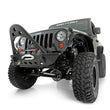 Load image into Gallery viewer, Smittybilt SRC Front Stinger Bumper – Textured Black (07-18 JK/JKU) 76524 - Installation View