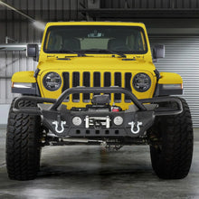 Load image into Gallery viewer, Smittybilt SRC Gen 2 Front Bumper - Textured Black (18+ JLU) 77724