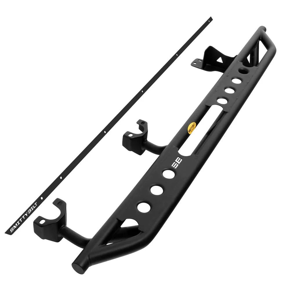 Smittybilt SRC Side Armor w/ Step - Textured Black (18+ JLU) 77634 - Additional View 10
