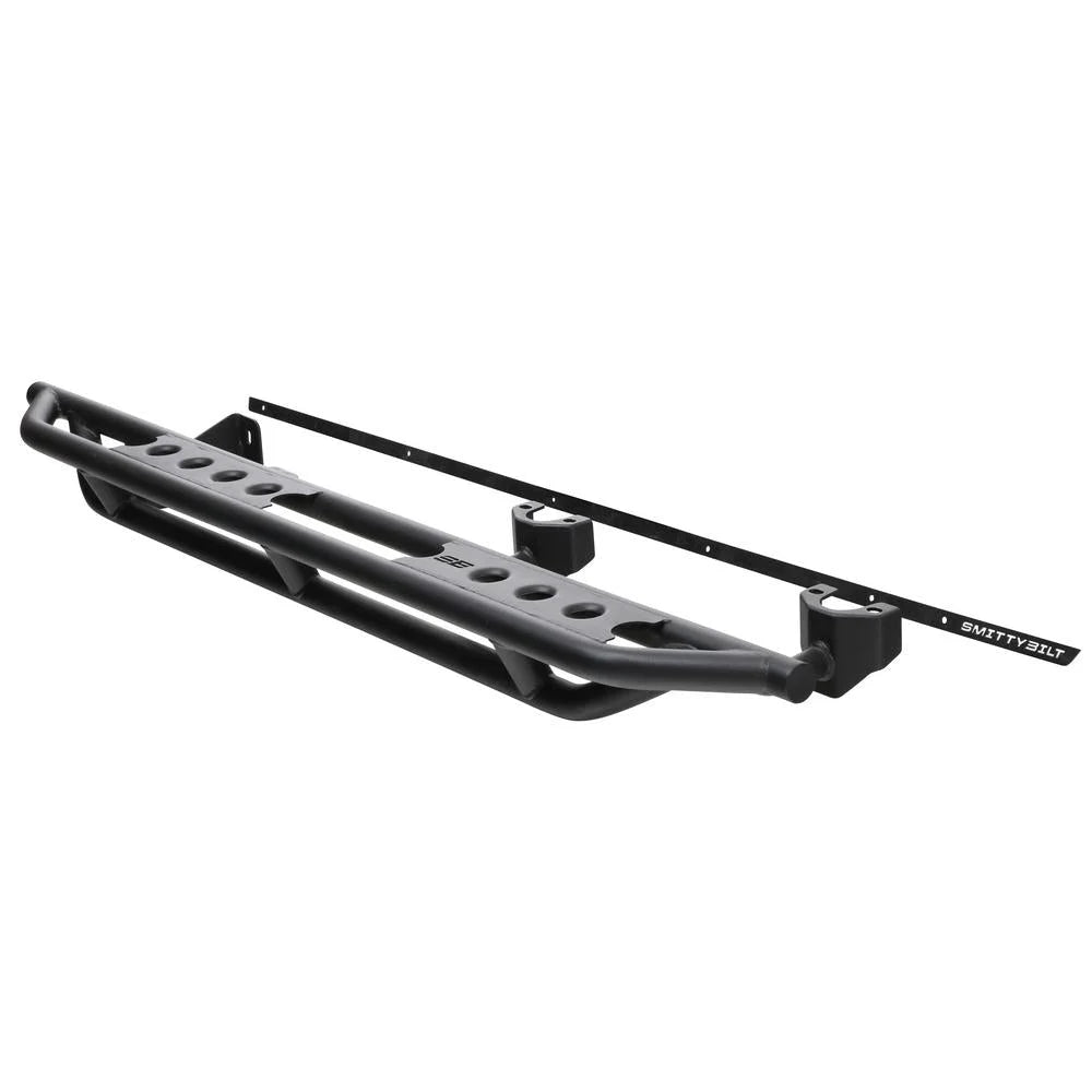 Smittybilt SRC Side Armor w/ Step - Textured Black (18+ JLU) 77634 - Additional View 13