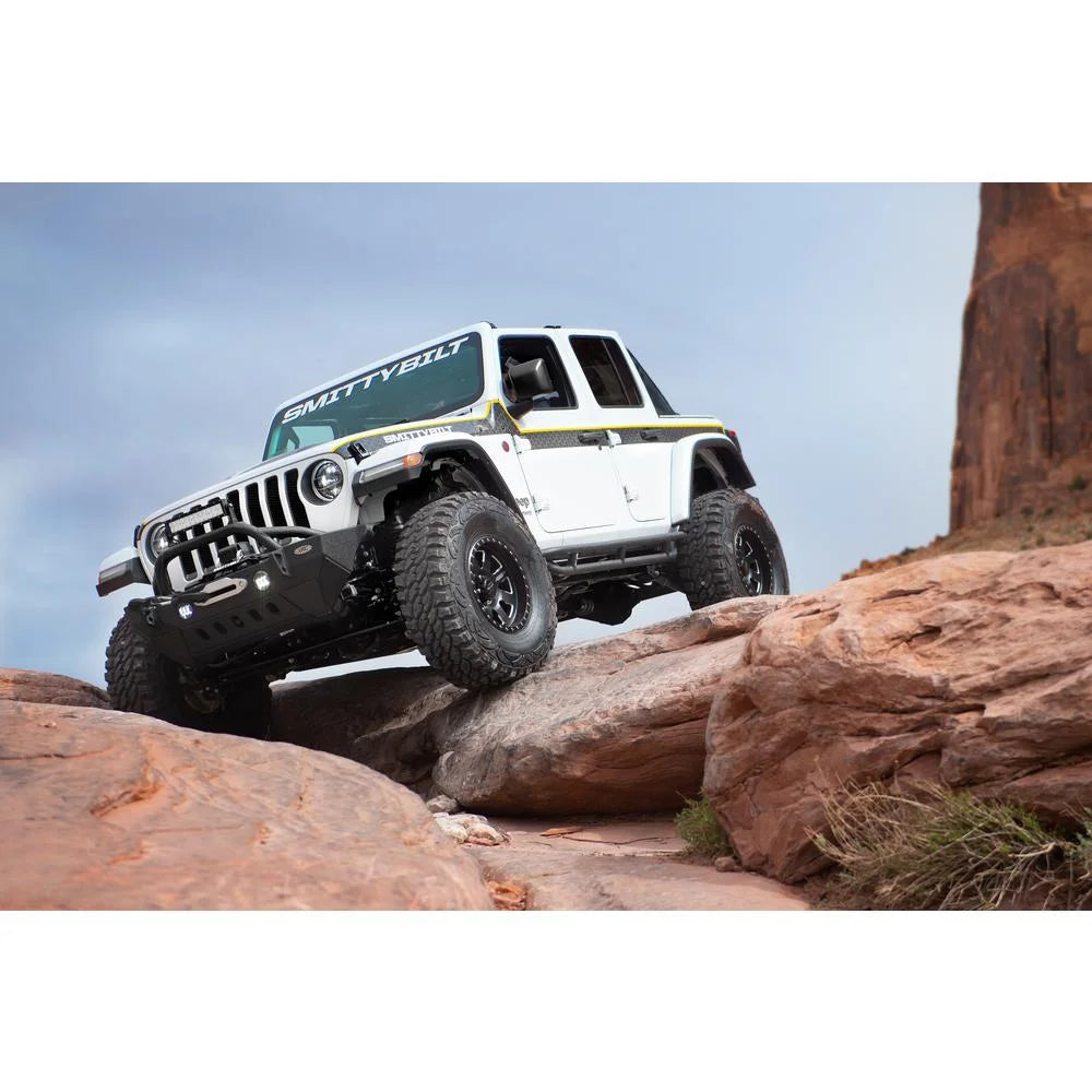 Smittybilt SRC Side Armor w/ Step - Textured Black (18+ JLU) 77634 - Additional View 16