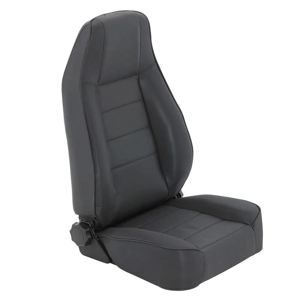 Smittybilt Seat - Front - Factory Style Replacement W/ Recliner - Denim Black fits 1976-1986 Jeep CJ7