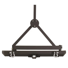 Load image into Gallery viewer, Smittybilt Smittybilt SRC Classic Rear Bumper W/ D-Rings, Hitch &amp; Tire Carrier - 76651D 76651D - Main Product View