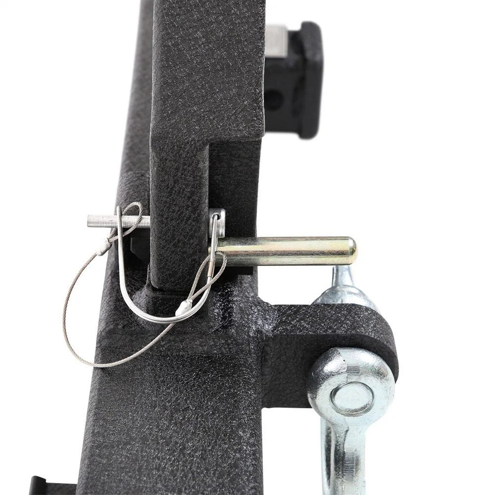 Smittybilt Smittybilt SRC Classic Rear Bumper W/ D-Rings, Hitch & Tire Carrier - 76651D 76651D - Additional View 5