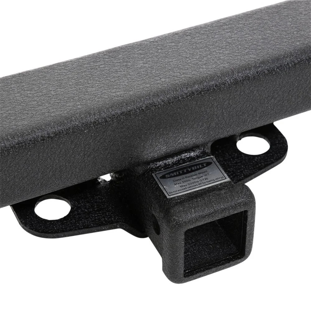 Smittybilt Smittybilt SRC Classic Rear Bumper W/ D-Rings, Hitch & Tire Carrier - 76651D 76651D - Additional View 8