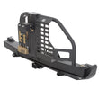 Load image into Gallery viewer, Smittybilt Smittybilt XRC Rear Bumper W/Hitch &amp; Tire Carrier - Black Textured 76851 76851 - Additional View 6