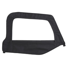 Load image into Gallery viewer, Smittybilt Soft Top Passenger Side Door Skin w/ Frame - Black Diamond fits 1997-2006 Jeep Wrangler Tj