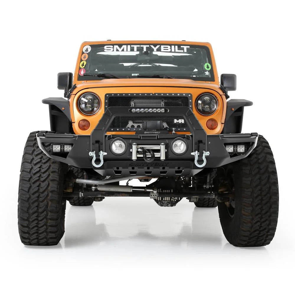 Smittybilt Stryker Front Bumper (Center Section Only) 76730 fits 2007-2026 Jeep Gladiator / Wrangler JK / JL / Jt - Main P...