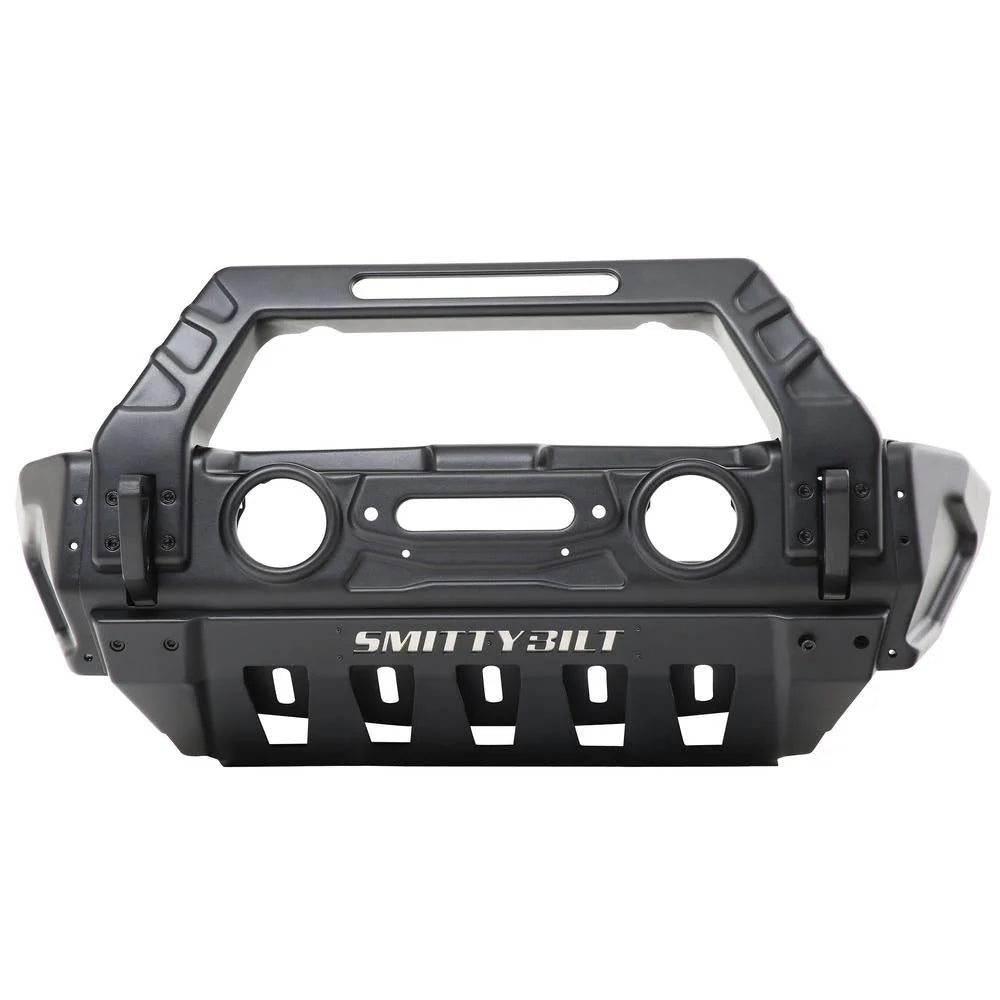 Smittybilt Stryker Front Bumper (Center Section Only) 76730 fits 2007-2026 Jeep Gladiator / Wrangler JK / JL / Jt - Back View