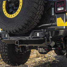 Load image into Gallery viewer, Smittybilt Stryker Rear Bumper - Textured Black fits 2018-2025 Jeep Wrangler JL / JLU