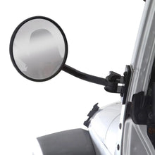 Load image into Gallery viewer, Smittybilt TJ/JK TRAIL MIRRORS BLACK 6IN ROUND PAIR 7618 - Additional View 8