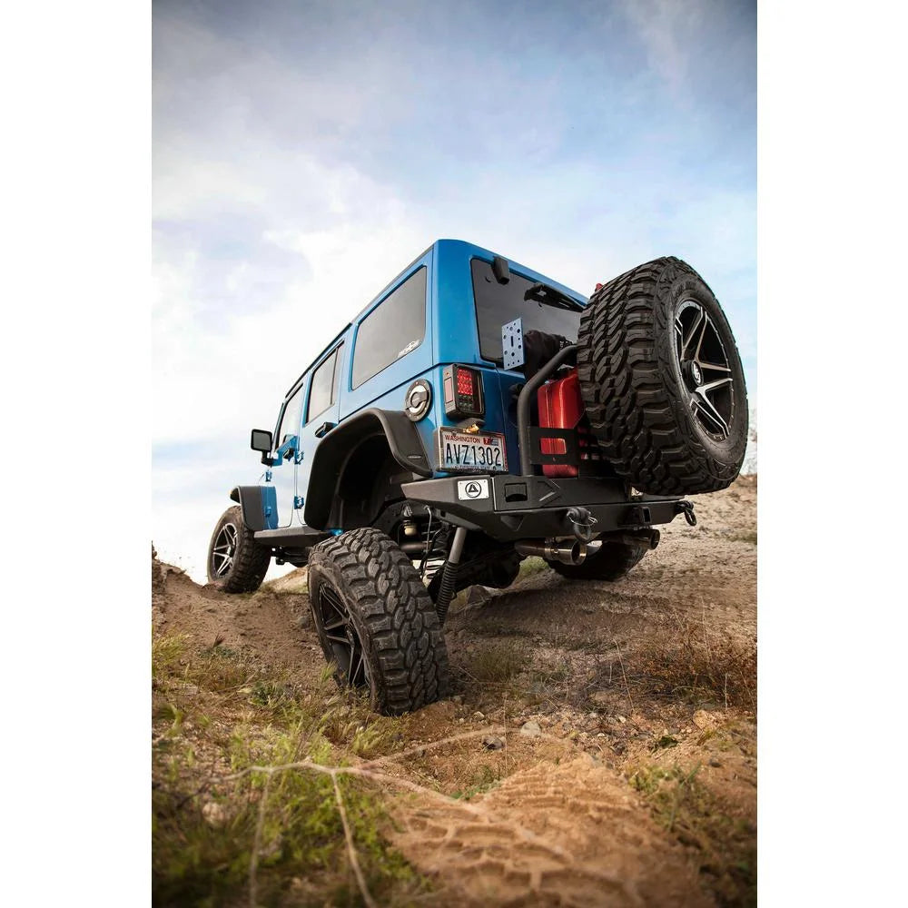 Smittybilt XRC Atlas Rear Bumper w/ Swing Gate - Swing Gate Only (07-18 JK/JKU) 76896-02 - Additional View 16