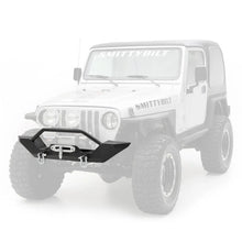 Load image into Gallery viewer, Smittybilt XRC Front Bumper - Textured Black (97-06 TJ/LJ) 76800 - Installation View